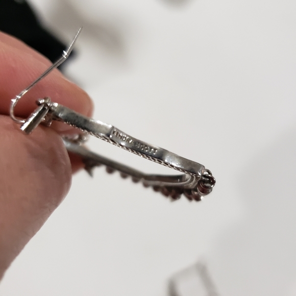 Kendra Scott Silver Lacy Fringe Drop Earrings - Picture 4 of 5